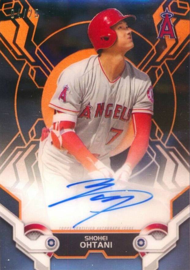 2019 Topps High Tek Autographs Shohei Ohtani #SO Baseball Card