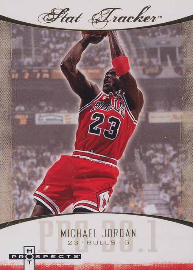 2007 Fleer Hot Prospects Stat Tracker Michael Jordan #ST-26 Basketball Card