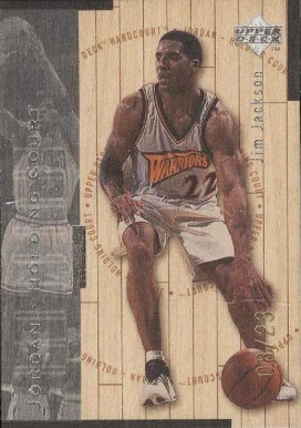 1998 Upper Deck Hardcourt Jordan Holding Court Jim Jackson/Michael Jordan #J9 Basketball Card