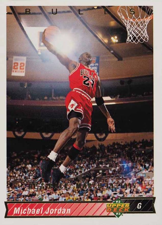 1994 Upper Deck Jordan 94-95 He's Back Reprints Michael Jordan #23 Basketball Card