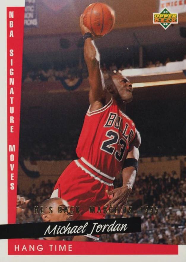 1994 Upper Deck Jordan 94-95 He's Back Reprints Michael Jordan #237 Basketball Card