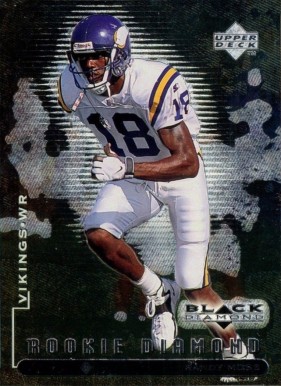 1998 Upper Deck Black Diamond Rookies Randy Moss #97 Football Card