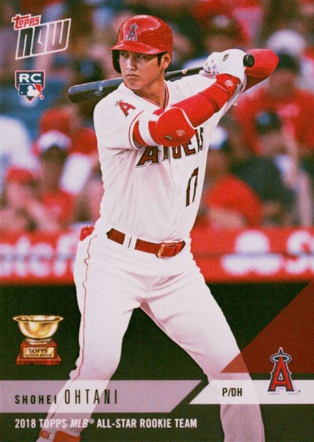 2018 Topps Now Off-Season MLB All-Star Rookie Team Shohei Ohtani #RC7 Baseball Card