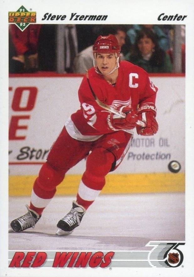 1991 Upper Deck Steve Yzerman #146 Hockey Card