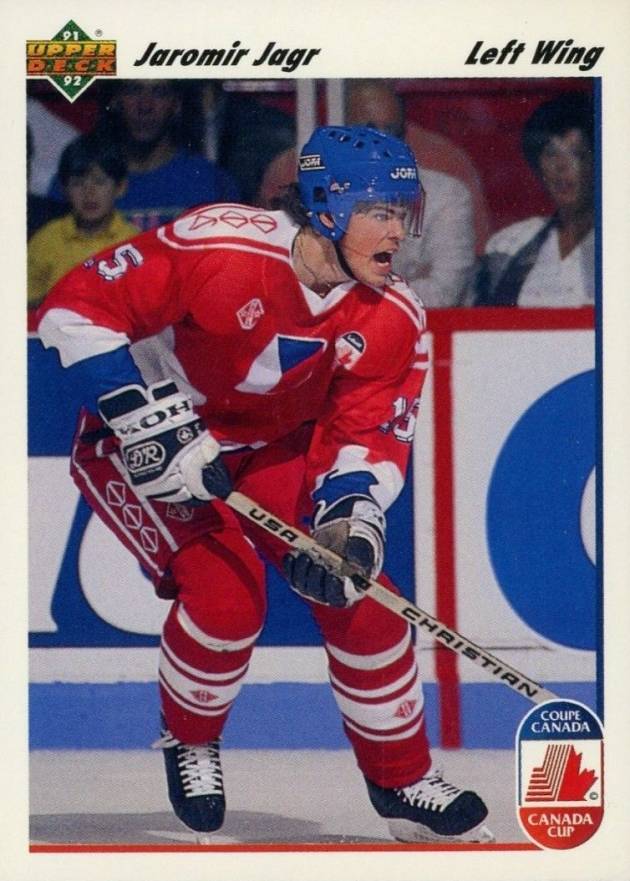 1991 Upper Deck Jaromir Jagr #20 Hockey Card