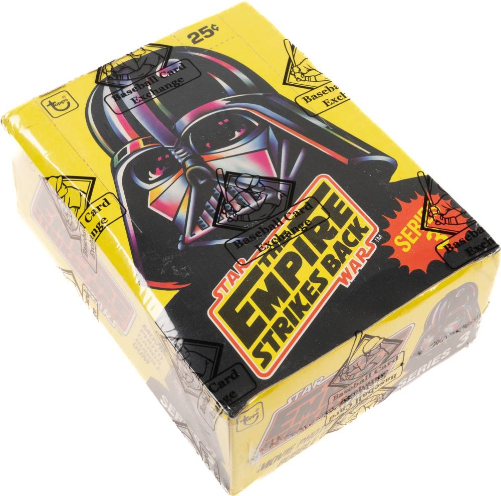 1980 Star Wars Empire Strikes Back Wax Pack Box #WPB-3 Non-Sports Card