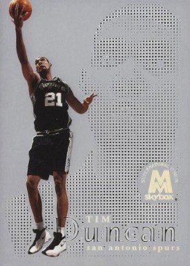 1998 Skybox Molten Metal Fusion Tim Duncan #35F Basketball Card