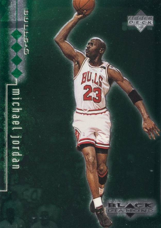 1998 Upper Deck Black Diamond Michael Jordan #8 Basketball Card