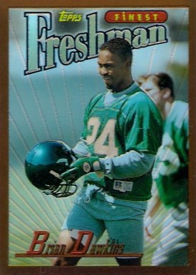 1996 Finest Brian Dawkins #344 Football Card