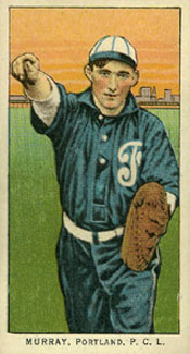 1911 Obak Red Back Murray, Portland, P.C.L. # Baseball Card