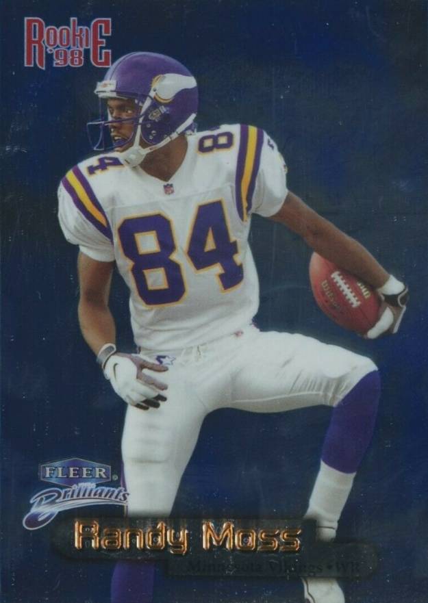 1998 Fleer Brilliants Randy Moss #140B Football Card