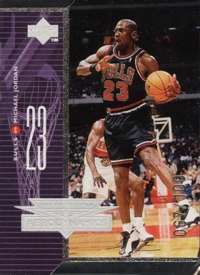 1998 Upper Deck Aerodynamics Michael Jordan #A1 Basketball Card