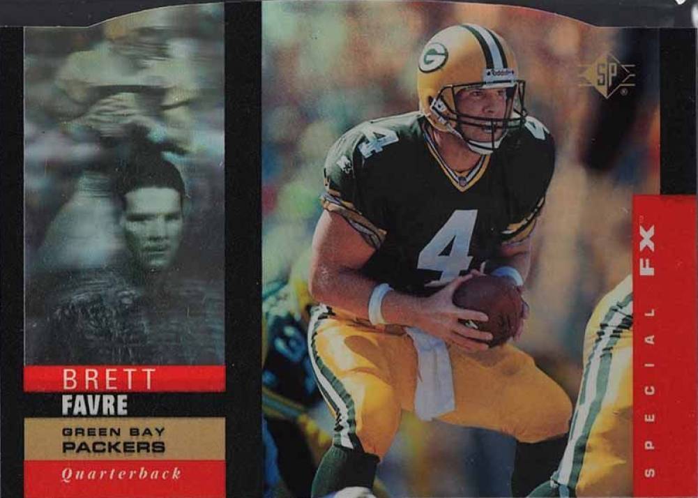 1995 SP Holoview Die-Cut Brett Favre #36 Football Card