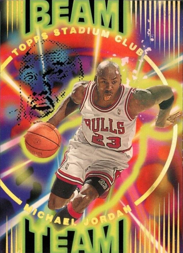 1995 Stadium Club Beam Team Michael Jordan #B14 Basketball Card