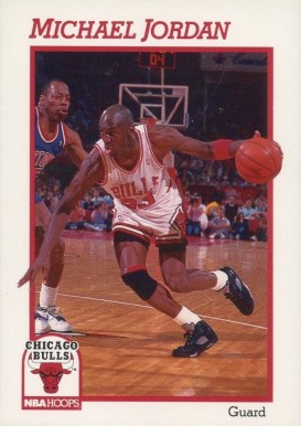 1991 Hoops Prototypes 00 Michael Jordan #004 Basketball Card