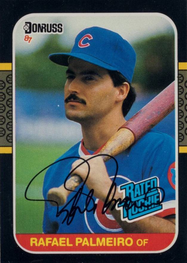 2001 Donruss Anniversary Originals Autographed Rafael Palmeiro #43 Baseball Card