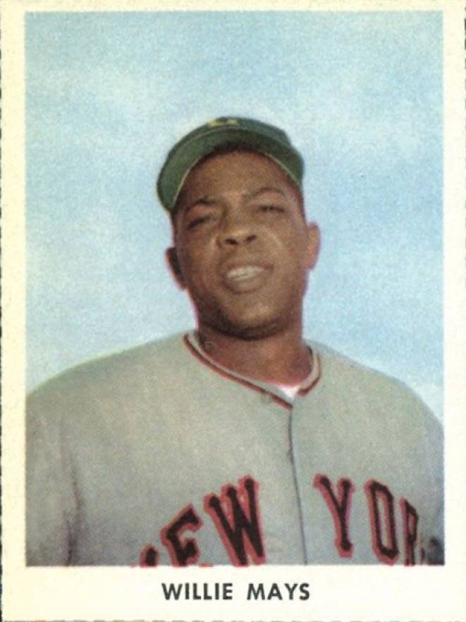 1955 Golden Stamps Willie Mays # Baseball Card