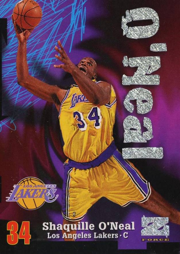 1997 Skybox Z-Force Shaquille O'Neal #34 Basketball Card