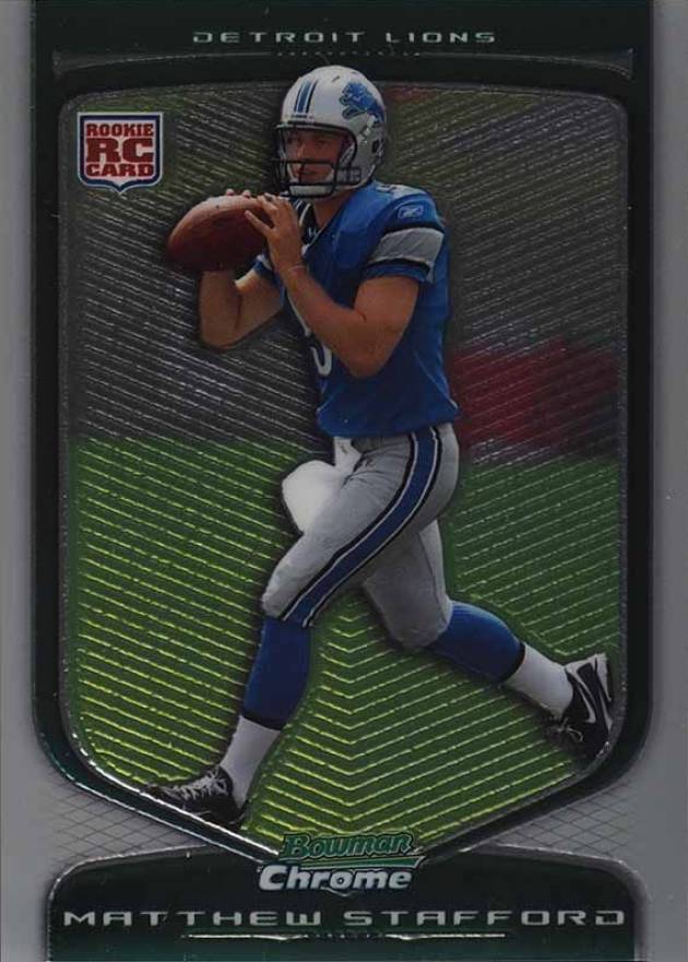 2009 Bowman Chrome Matthew Stafford #111 Football Card