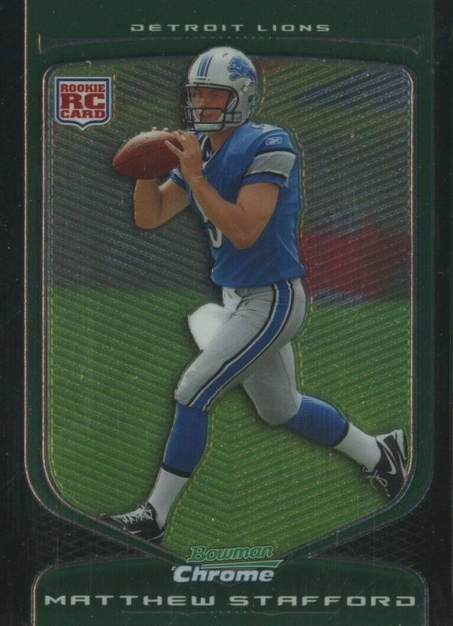 2009 Bowman Chrome Matthew Stafford #111 Football Card