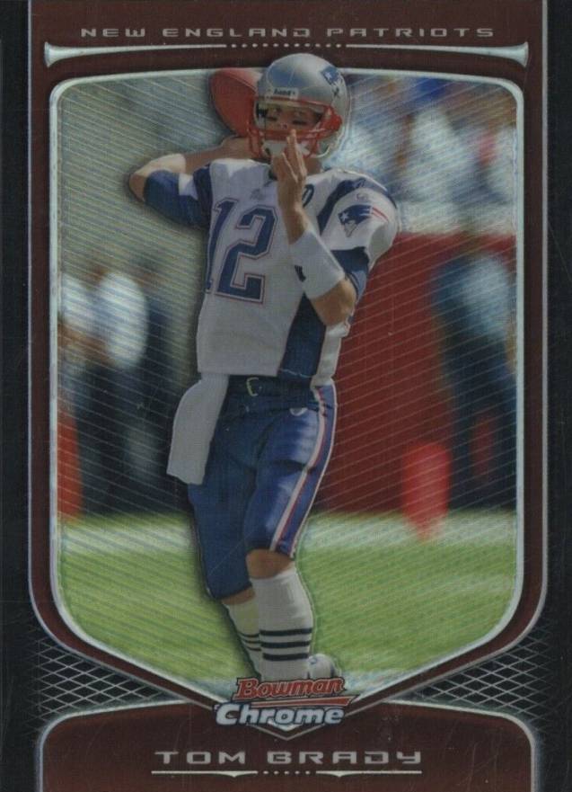 2009 Bowman Chrome Tom Brady #10 Football Card