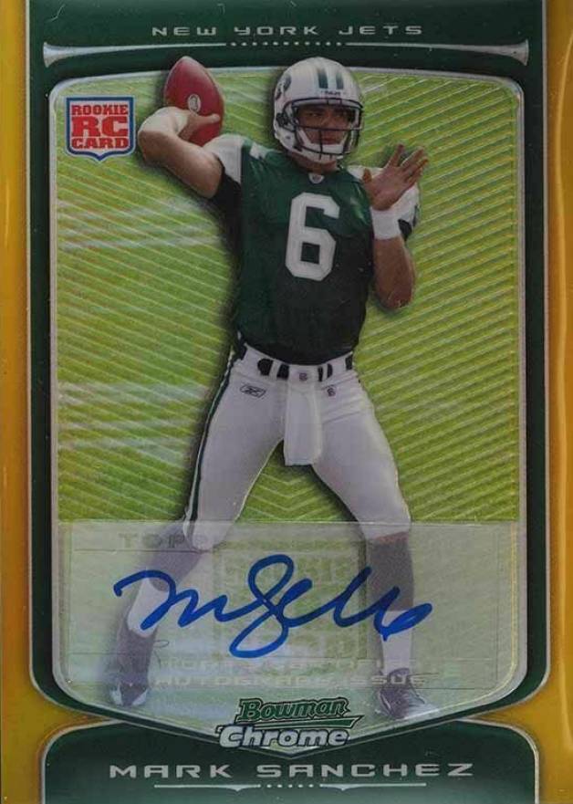 2009 Bowman Chrome Mark Sanchez #115 Football Card