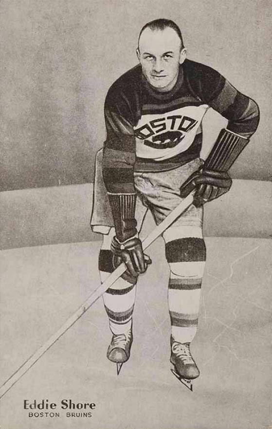 1936 Triumph Postcards Eddie Shore # Hockey Card