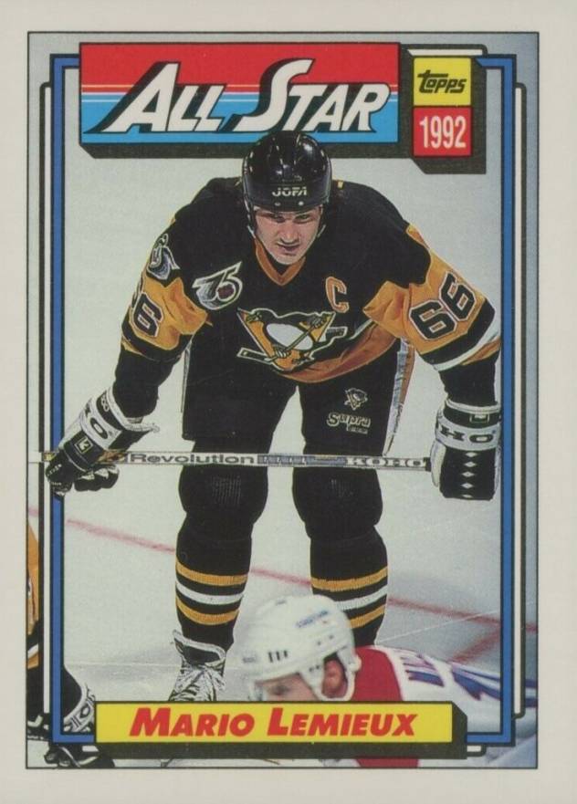 1992 Topps Mario Lemieux #265 Hockey Card