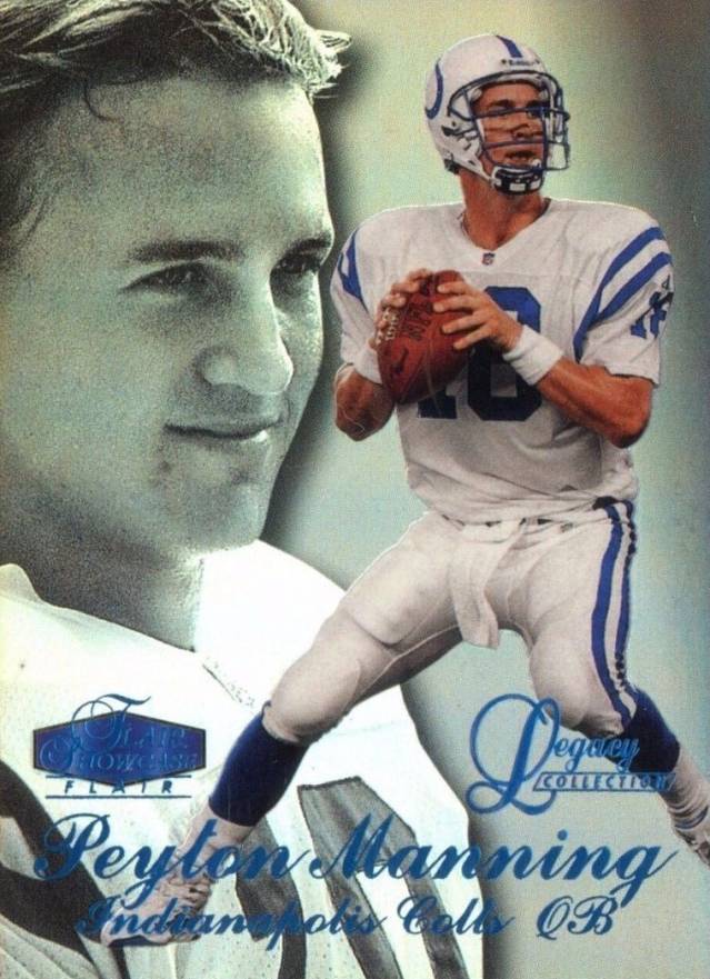 1998 Flair Showcase Legacy Collection Peyton Manning #3 Football Card