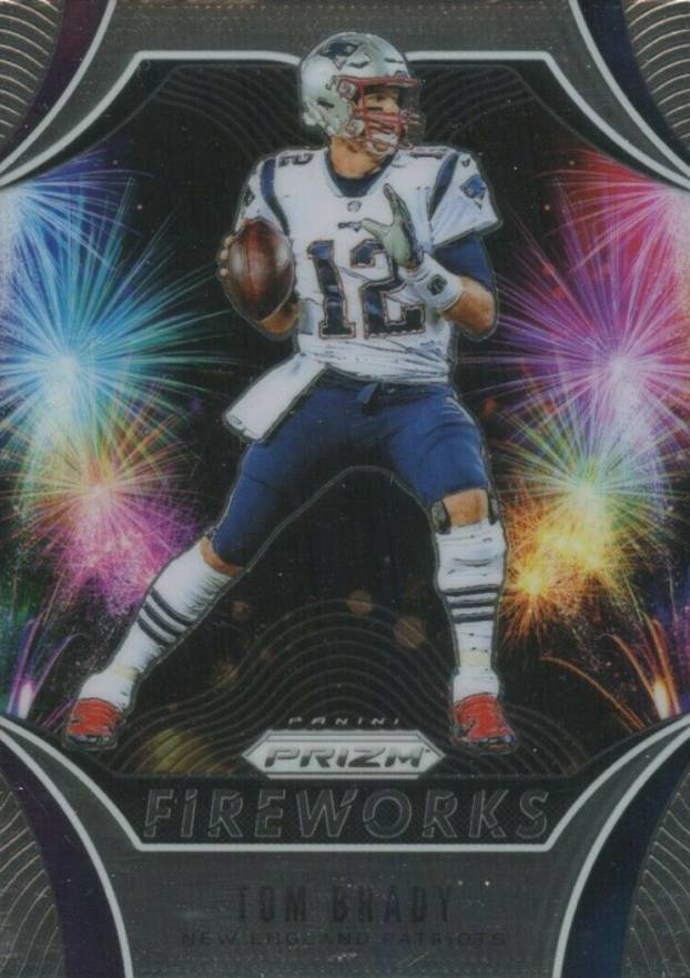 2019 Panini Prizm Fireworks  Tom Brady #FWTB Football Card