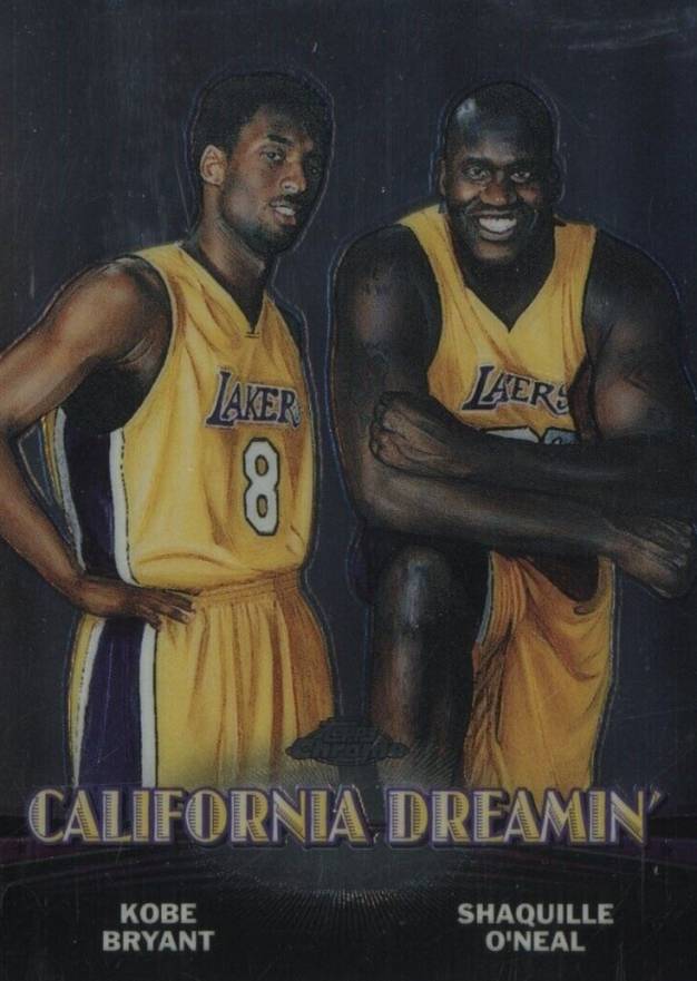 2000 Topps Chrome Combos Kobe Bryant/Shaquille O'Neal #TC1 Basketball Card