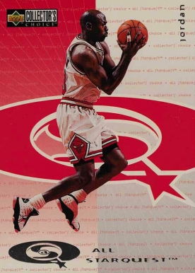 1997 Collector's Choice Factory All Starquest Michael Jordan #AS6 Basketball Card