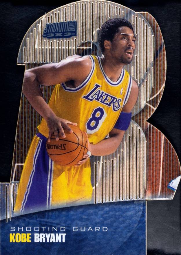 1999 Stadium Club 3x3 Kobe Bryant #4A Basketball Card