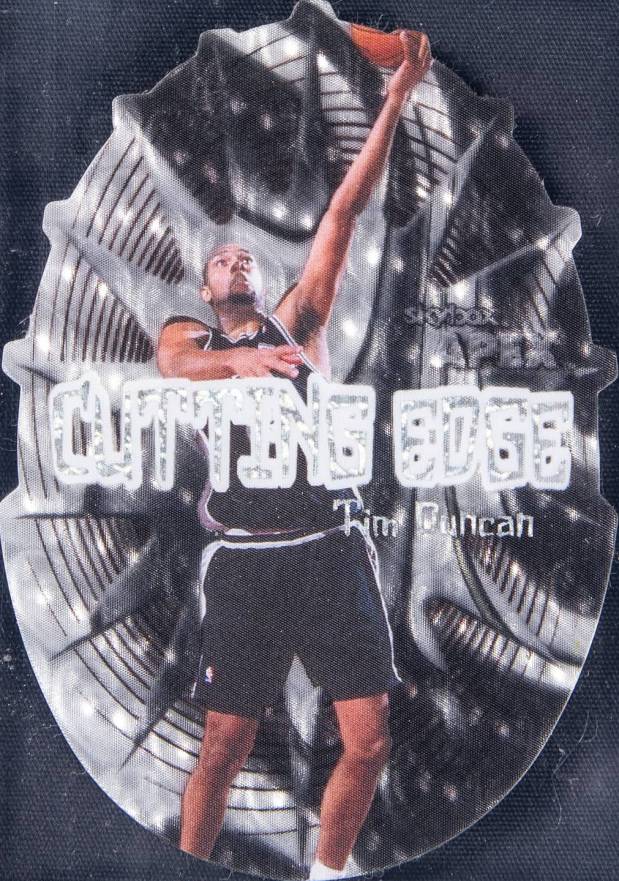 1999 Skybox Apex Cutting Edge Tim Duncan #9CE Basketball Card