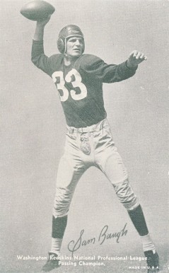 1948 Exhibits Champions (1948-49) Sammy Baugh #1 Football Card