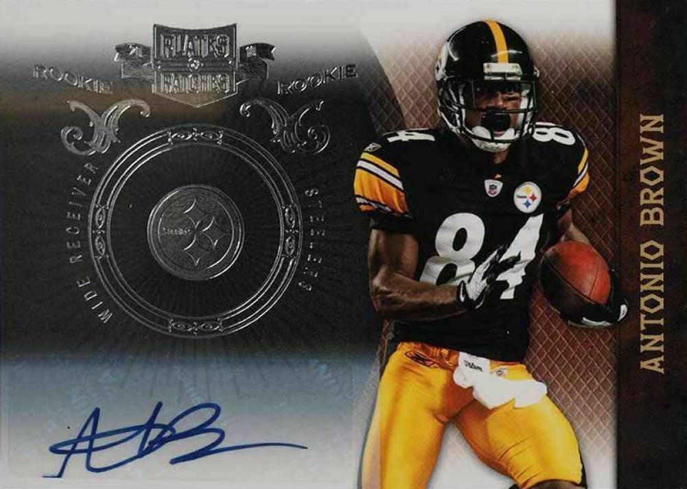 2010 Panini Plates & Patches Antonio Brown #105 Football Card