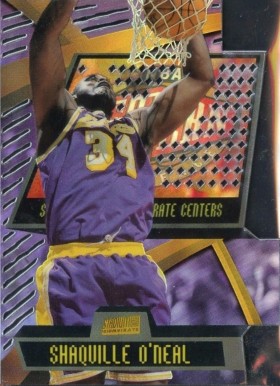 1998 Stadium Club Triumvirate  Shaquille O'Neal #T9A Basketball Card