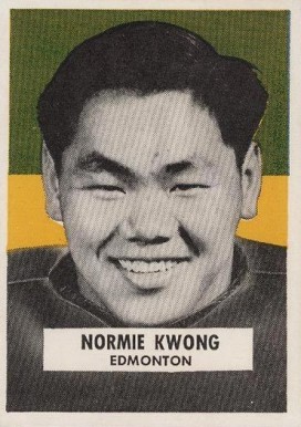 1959 Wheaties CFL Normie Kwong # Football Card