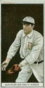 1912 Brown Backgrounds Broadleaf Del Gainor #63 Baseball Card