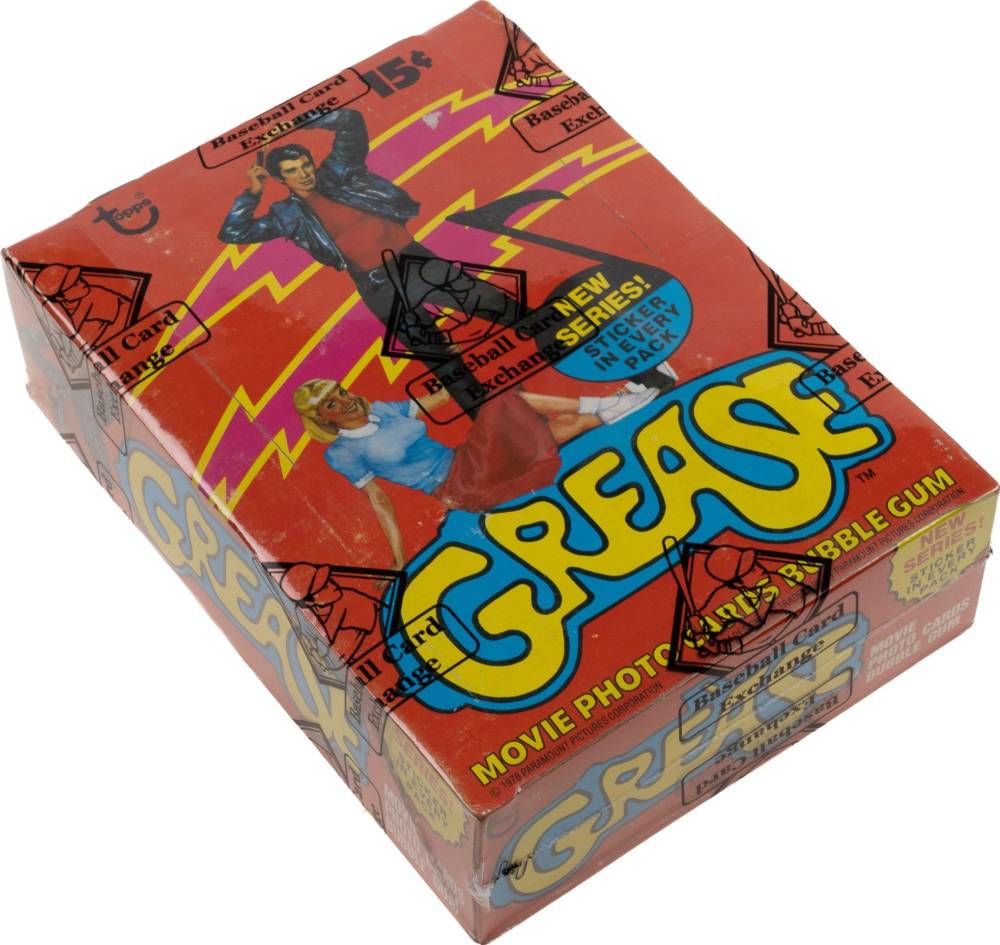 1978 Grease Wax Pack Box #WPB Non-Sports Card