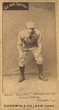 1887 Old Judge Smith, ShortStop, Pittsburg #426-3b Baseball Card