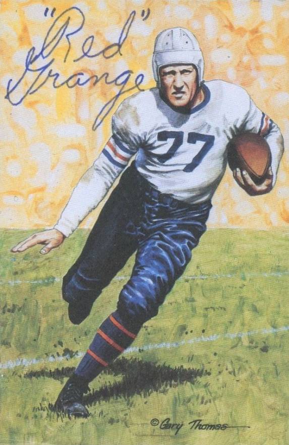 1989 Goal Line HOF Red Grange #12 Football Card