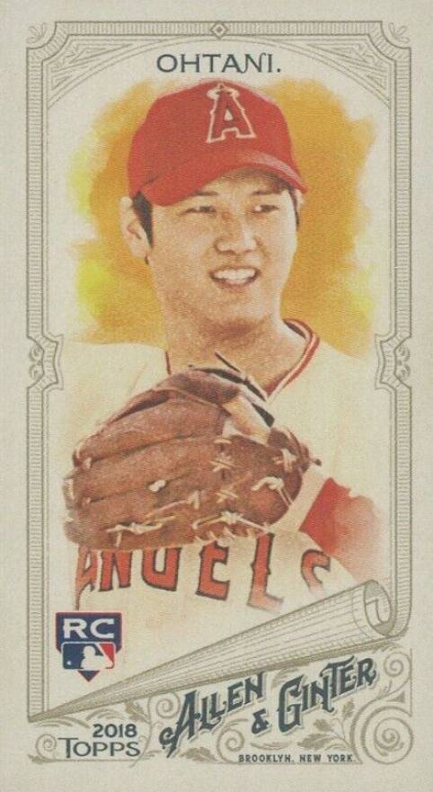 2018 Topps Allen & Ginter Shohei Ohtani #352 Baseball Card