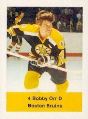 1974 NHL Action Stamps Bobby Orr # Hockey Card