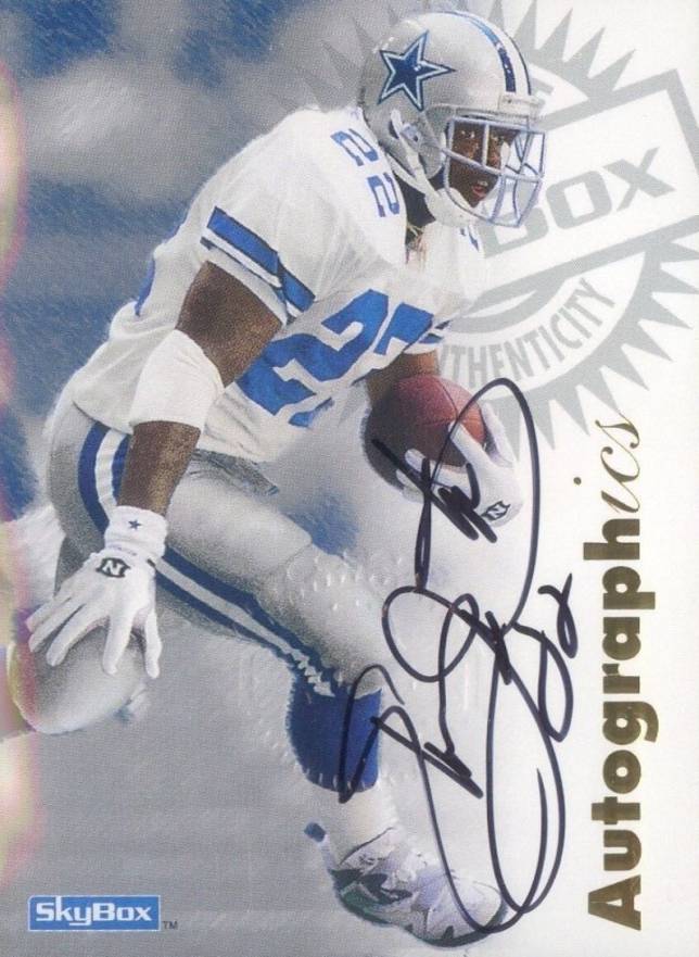 1997 Skybox Premium Autographics Emmitt Smith # Football Card