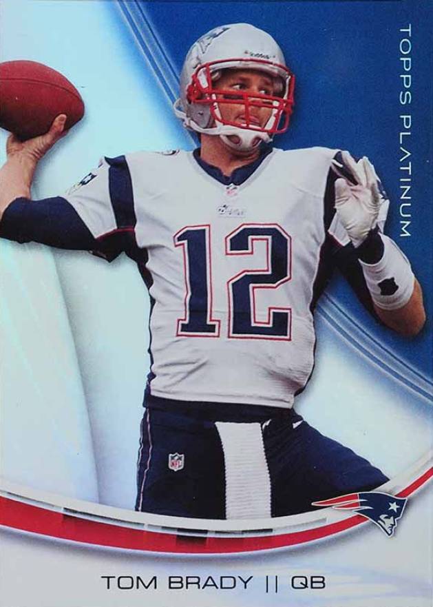 2013 Topps Platinum Tom Brady #74 Football Card