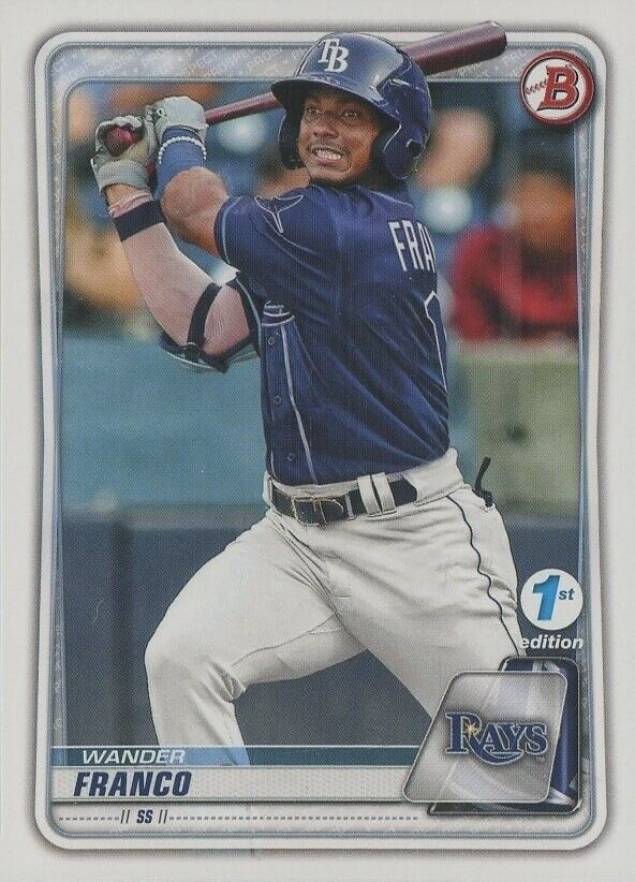 2020 Bowman 1st Edition Wander Franco #BFE1 Baseball Card