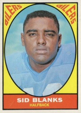 1967 Topps Milton Bradley Sid Blanks #51 Football Card