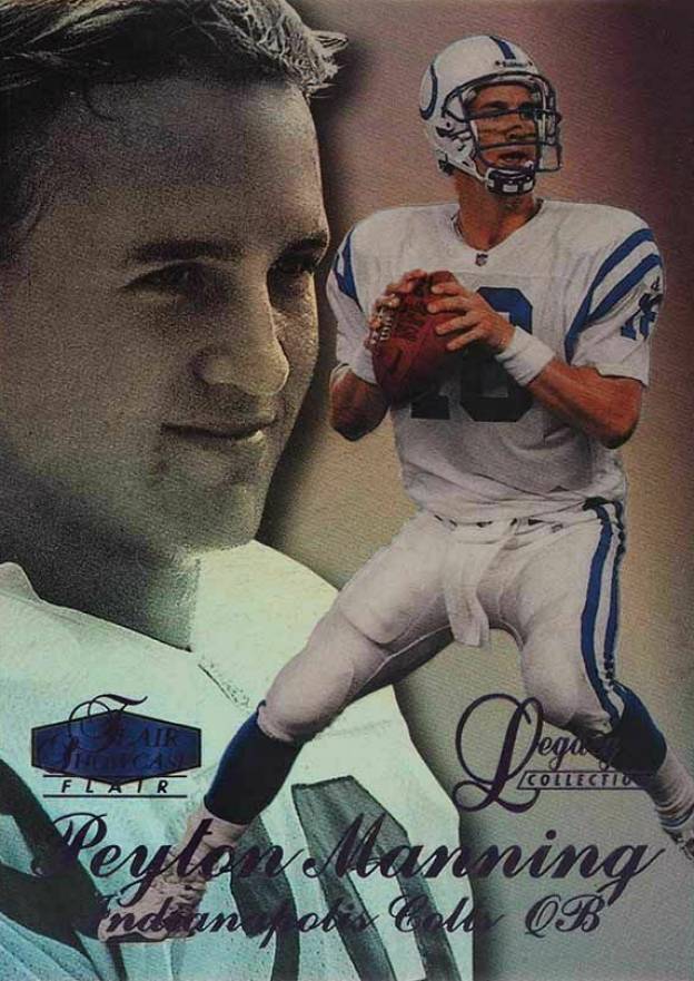 1998 Flair Showcase Legacy Collection Peyton Manning #3 Football Card