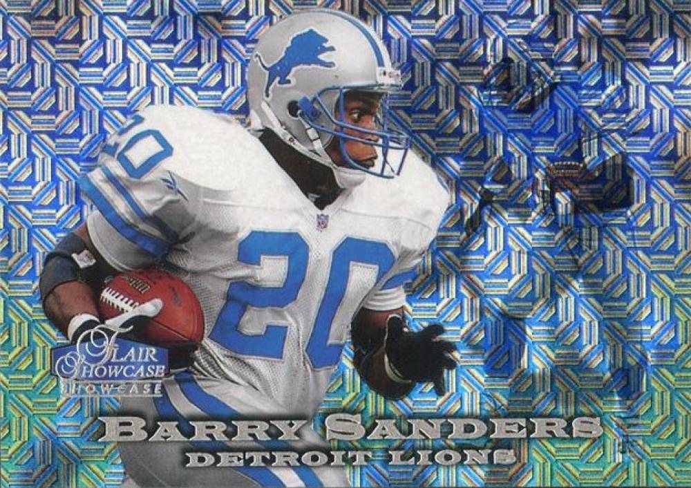 1998 Flair Showcase Legacy Collection Barry Sanders #20 Football Card